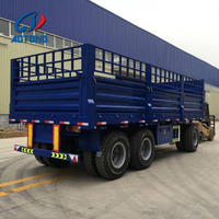 Madagascar Type Complet 20 Tonnes 30Tonsl Camion Remorque Agricole Avec la Barre D'attelage de Platine pour tracteur agricole