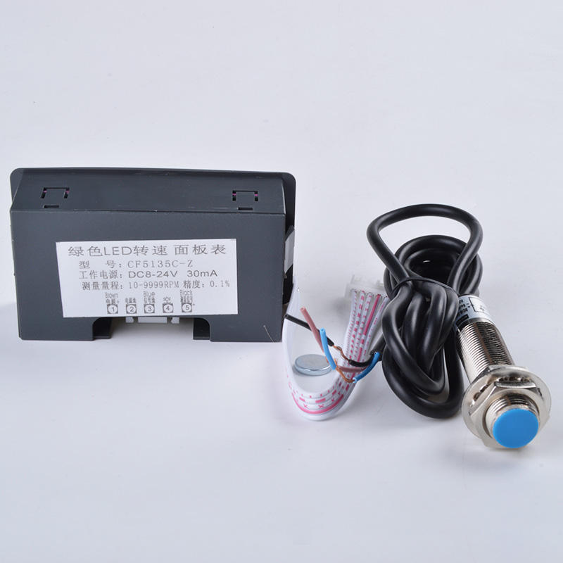 Contaore Motocross Tachimetro A 4 Cifre LED Contagiri Contagiri Sensore Di Prossimita Hall Npn Per Rilevamento Motore~p136490804 Contagiri Digitale - Foto 4