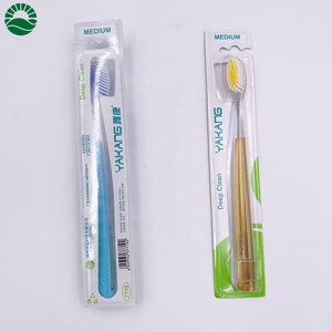 Haute qualité spirale poils transparent adulte brosse à dents en plastique - Product Image 6