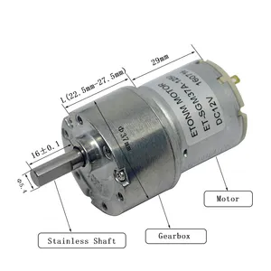 high precision silent noise 50DB car automotive electric armrest micro encodr 12v dc motor