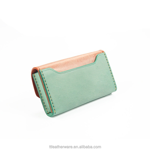 Flip Style Genuine Leather Business Name Card Wallet Hold 30 Cards - Product Image 3