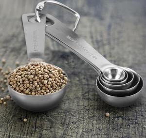 6 cái vòng thép không gỉ đo thìa Set phụ kiện nhà bếp nướng công cụ đo lường muỗng cho khô và chất lỏng - Product Image 4