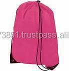 Sac fourre-tout en coton écologique taille personnalisée vert à la mode avec cordon de serrage impression de logo emballage cadeau de voyage de style uni - Product Image 2