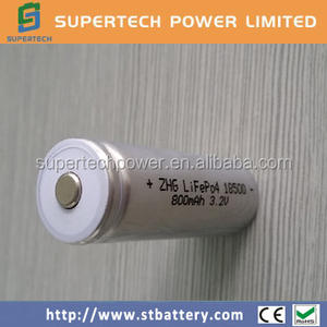 Ifr18500 800 mAh <span class=keywords><strong>3</strong></span>.<span class=keywords><strong>2</strong></span> v lifepo4 recargable batetry con tapa superior - Product Image 1