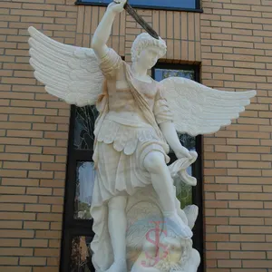 Estatua de diseño Popular para exteriores, estatua de San Pablo Arcángel