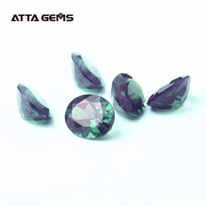 <span class=keywords><strong>Pietra</strong></span> di Alessandrite Taglio Ovale 10x8mm ATTA GEMS, <span class=keywords><strong>Gemma</strong></span> di Alessandrite con Cambio Colore - Product Image 3