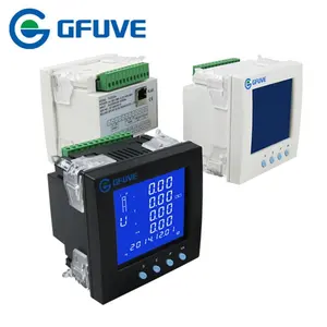 GFUVE three phase multifunction RS485 and internet stop solar digital power analyzer