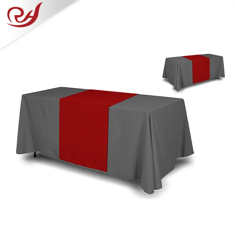 Table cloth custom Printed company branded table cloth best quality luxury country square fitted tablecloths