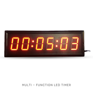 Reloj de pared multifuncional de 6 bits y 3 pulgadas con pantalla grande y alto brillo, temporizador de gimnasio, reloj de Cuenta Regresiva para centro de fitness Led - Product Image 3