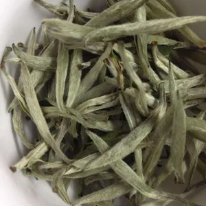 Bai hao yinzhen-agujas de plata de la UE, té blanco de alta calidad con sabor dulce, venta al por mayor