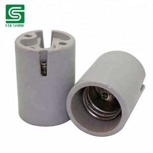 Ổ Cắm Bóng Đèn Gốm <span class=keywords><strong>E40</strong></span> Có Nắp Kim Loại Cho Argentina - Product Image 1