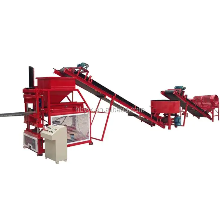 HBY 2-10 safido máy gạch lồng vào nhau sibs 789 pi/đỏ đất sét làm gạch máy lồng vào nhau chuyền sản xuất gạch dòng