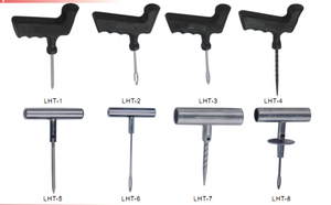 Ferramentas de reparo de pneu, resistente metal t-cabo de ferramenta de inserção de sonda espiral ferramenta de cimento - Product Image 2