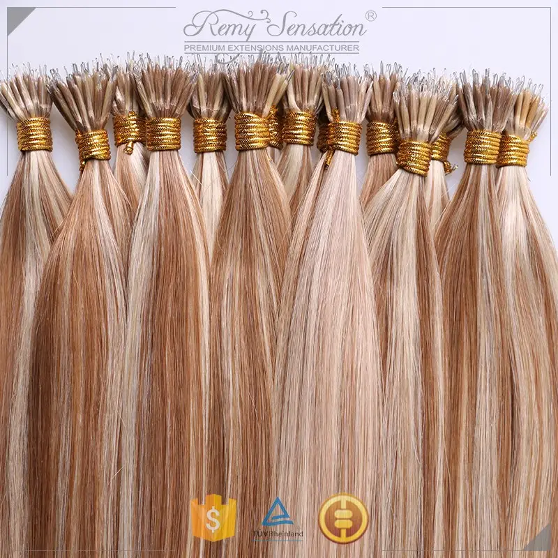 HOT SALE 100% Human Hair Nano Tip Hair Extensions, Nanoring Extensions