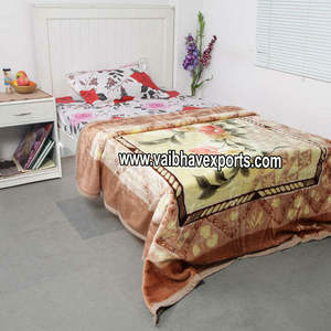 ผ้าห่มมิงค์หรูหราเป็นมิตรกับสิ่งแวดล้อมแบบขายส่ง ผ้าห่มนอนสองชั้นเนื้อฟลานเนล นุ่ม อุ่น พร้อมลายพิมพ์ - Product Image 2