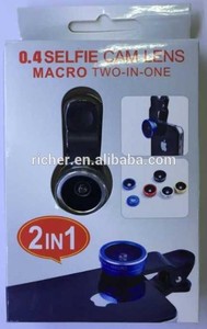 Universal 0,4x Super grand Angle <span class=keywords><strong>Macro</strong></span> Fisheye Mobile objectif de la caméra - Product Image 2