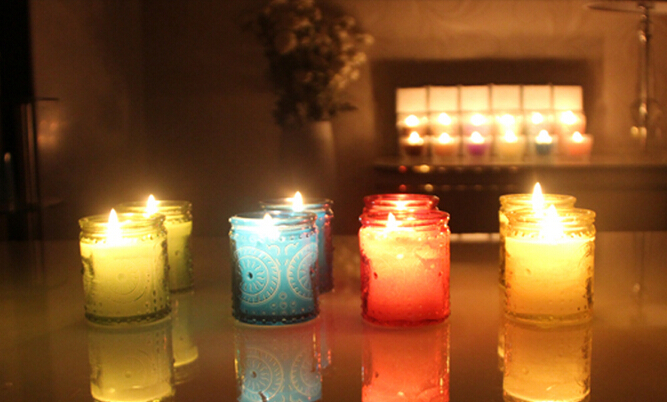 Luxury Glass Candle Jars For Candle Making Candle Container With Lid