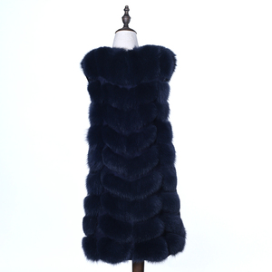 Il best-seller donne reale fox fur vest moda ragazza panciotto
