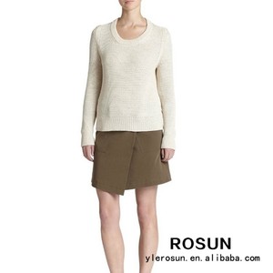 rotondo femmina maglione collo lungo pullover manica - Product Image 2