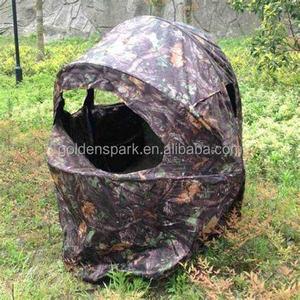 1 Người Đàn Ông Không Thấm Nước Nhiếp Ảnh/Chụp/Săn Bắn Pop Up Ngụy Trang Ẩn Lều Với Ghế - Product Image 6