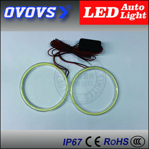 Ovovs 131 mm llevó la <span class=keywords><strong>luz</strong></span> <span class=keywords><strong>de</strong></span> niebla coche del ojo del ángel <span class=keywords><strong>de</strong></span> <span class=keywords><strong>luz</strong></span> LED Angel eyes COB LED DRL - Product Image 1