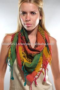 Pañuelo Árabe 100% Algodón, Alta Calidad, Estampado, Transpirable, Ligero, Antibacterial, Cuadrado, para Adultos, Estilo Veraniego - Product Image 6
