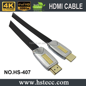 HDMI cable plano con cabeza de metal para PC HDTV PS4 Xbox Apple <span class=keywords><strong>TV</strong></span> - Product Image 2