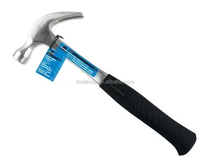 01960 16-Ounce Tuf-E-Nuf Solid Steel Claw Hammer with Rubber Grip