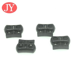 Tappi a molla in plastica nera in lega di zinco e materiale POM alette elastiche - Product Image 3