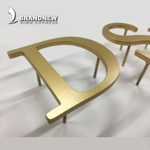 Brandnewsign Metal <strong>Letter</strong> Sign Gold <strong>Brass</strong> <strong>Letter</strong> Sign Wholesale Customized 3d Fine Engraved <strong>Brass</strong> <strong>Letters</strong> - Product Image 1