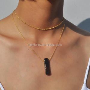 قلادة نسائية من أحجار الأنوثة, قلادة نسائية بطبقات من أحجار الأنوثة - Product Image 3