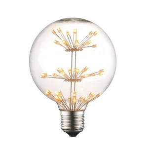 Grosir led lampu kuning-Lampu Dekorasi Edison LED, Lampu Dekorasi Edison LED Kuning Hangat Langit Berbintang E27 AC 85V-265V G80 G25