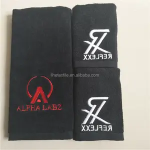 Custom Embroidery Logo Hair Salon Name Onto the Bleach Proof Towel High Quality Supplier From China