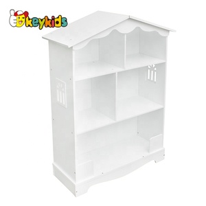 Librería Infantil de Madera con Diseño de Casa de Muñecas, Color Blanco, Modelo W08D015B - Product Image 2