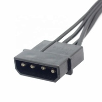 Cable de Alimentación para Disco Duro con Certificación RoHS, Divisor IDE Molex de 4 Pines a SATA de 15 Pines, 60 cm, Color Personalizado, Accesorios de Conexión para Computadora