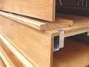 Tribuna Plegable <span class=keywords><strong>para</strong></span> Gimnasio Interior Jupiter, <span class=keywords><strong>Gradas</strong></span> Telescópicas Móviles <span class=keywords><strong>de</strong></span> <span class=keywords><strong>Madera</strong></span>, <span class=keywords><strong>Gradas</strong></span> Retráctiles Móviles, Tribuna Portátil - Product Image 6