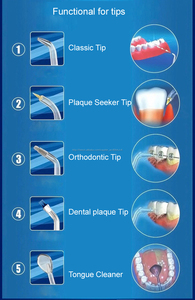 Famille dantel jet, Dentaire eau floss, Hydropulseur pour profonde de nettoyage - Product Image 3