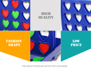 Jeu de puzzle d'intérieur pour enfants, règles du jeu d'échecs, jeu de 4 à aligner sur la grille - Product Image 3