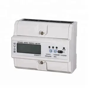 Rs485 Electric Meter Din Rail Three-Phase Modbus Digital Kwh Smart Electric Meters RS485 Compatible With Energy Management Features