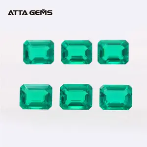 팔각형 8x10 미리메터 Lab Diamonds 도매 Emerald 컷 가지 종류가있다 의 에메랄드가 세팅 된 돌 웹 사이트를 참조