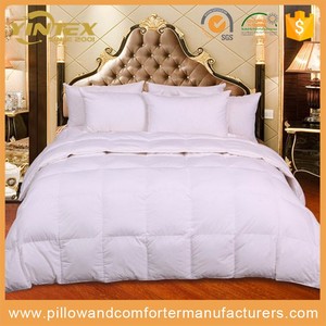 De remplissage de canard duvet preuve lit couette ensemble couvre - Product Image 4