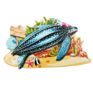 Оптовая продажа, 3d Смола, магнит морской черепахи на заказ, Сувенирный магнит на холодильник из смолы, дешевый островной магнит на холодильник - Product Image 6