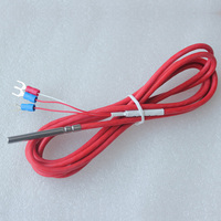Sensor de Temperatura Pt100 Pt1000 con Cable de Silicona de Diseño Perfecto