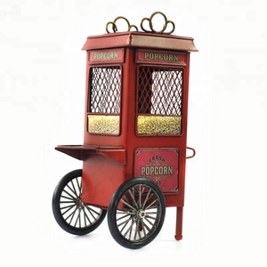 Adorno Decorativo de Metal, Manualidades de Hierro, Decoración de Metal con Forma de Coche de Palomitas, Alcancía Creativa para Niños, Decoración para el Hogar, Oficina o Bar - Product Image 1