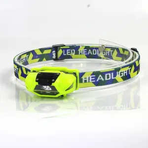 2016 New Plastic Led Headlamp with visor,Lightweight led headlamp and headlight, head torch with white led and red led