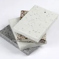 Блестящий белый камень мозаика плитки