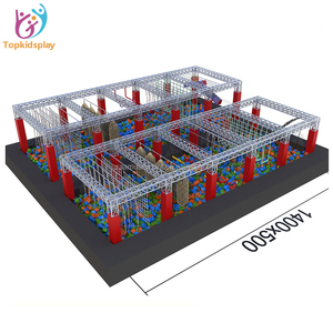 Équipement de <span class=keywords><strong>course</strong></span> d'obstacle d'intérieur, parc avec fosse à mousse et <span class=keywords><strong>course</strong></span> ninja - Product Image 2