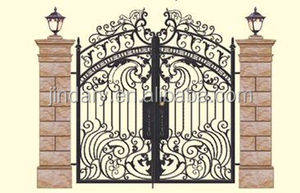 Modern Steel <strong>Gate</strong> <strong>Grill</strong> <strong>Design</strong>/House <strong>Latest</strong> Main Swing Simple Driveway Wrought Iron <strong>Gate</strong> <strong>Designs</strong> Simple - Product Image 2