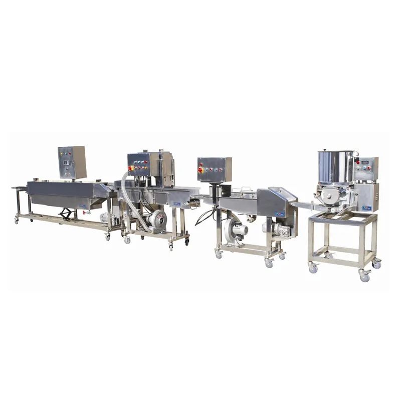 Stainless steel fully automatic chicken nuggets forming making machine chicken nuggets making machine
