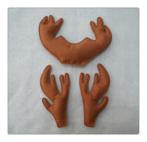 Custom He felt Christmas Reno Antlers Cars - Product Image 1